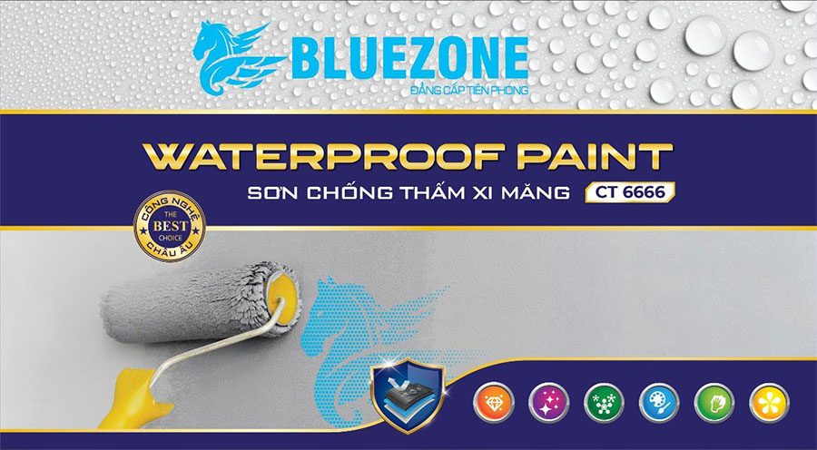 sơn chống thấm bluezone chất lượng cao